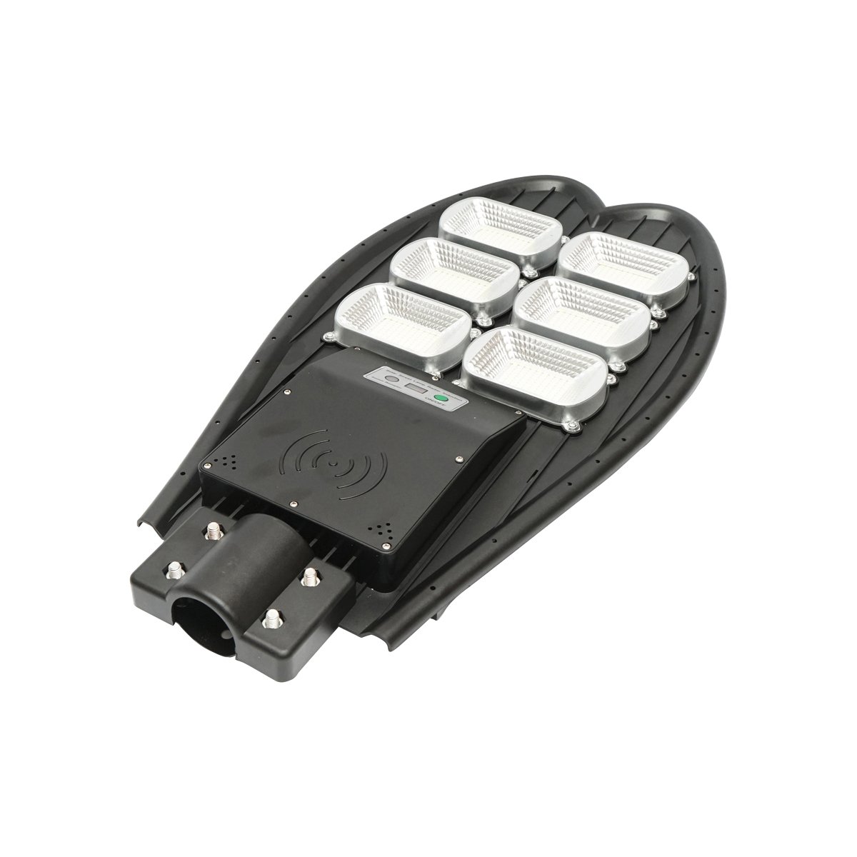 Lampa solara LED 300W cu panou solar 15W, baterie LifePo4 3.2V/18Ah, 6000-8000K, senzor de miscare, telecomanda IP65 Breckner Germany